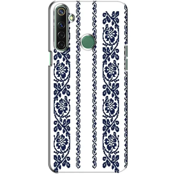 Чехол с рисунком «Синяя вышиванка» для Realme 6i
