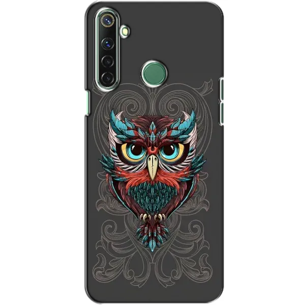 Чехол с рисунком «Сова на сером» для Realme 6i Чехол с рисунком «Сова на сером» для Realme 6i