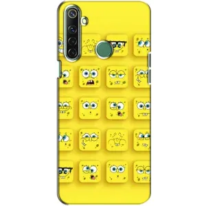 Силиконовый чехол Спанч Боб на Реалми 6i (Спанч-БОБ)