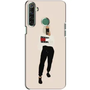 Силиконовый Чехол на Realme 6i с картинкой Стильных Девушек (Стильная)