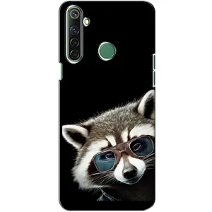 Силіконовий Чохол з Энотами на Realme 6i (Стильний Єнот)