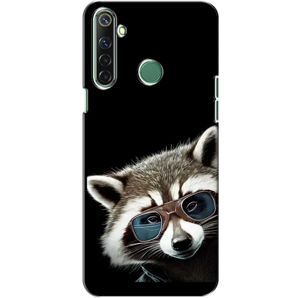Чохол з малюнком «Стильний Єнот» для Realme 6i