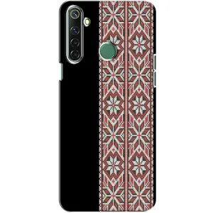 Силиконовый Чехол на Realme 6i с картинкой Вышиванки (Стильная вишиванка)