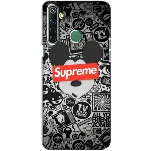 Чехол с Брендами одежды на Реалми 6i (Supreme Маус)