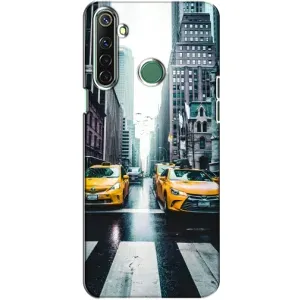 Силиконовый бампер (Работники) на Realme 6i (Такси)