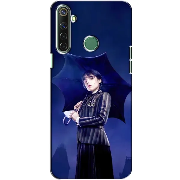 Чехол с рисунком «Уэнсдей с зонтом» для Realme 6i