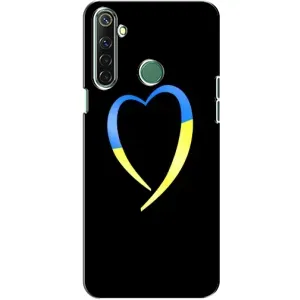 Силиконовый Чехол на Realme 6i (Я-Украина) (Украинское сердце)