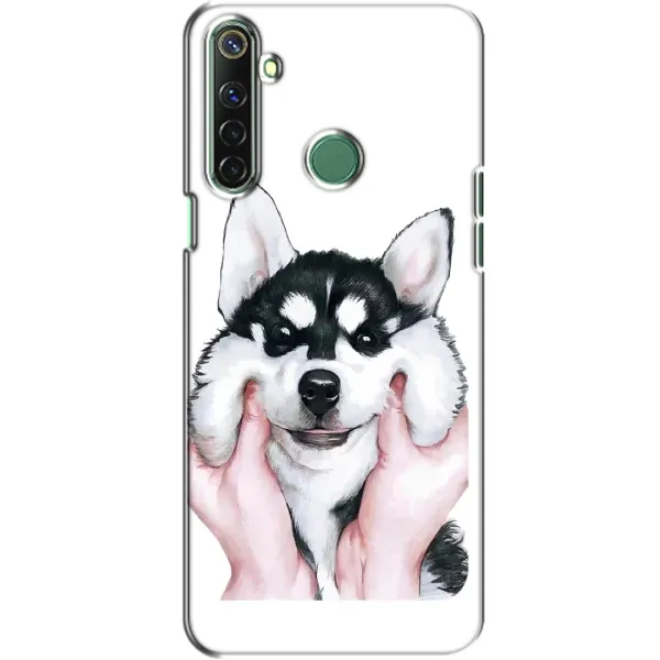 Чехол с рисунком «Собака Хаски» для Realme 6i