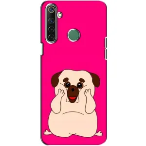 Чохол (ТПУ) Милі песики для Realme 6i (Веселий Мопсік)
