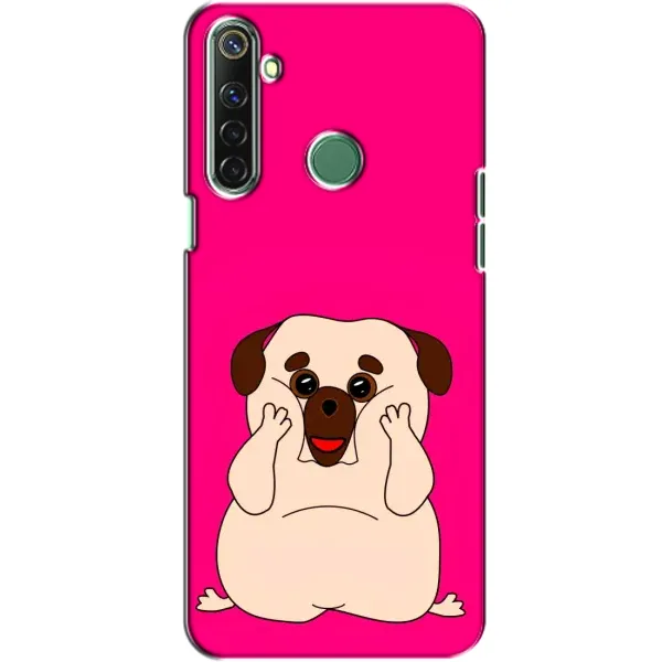 Чехол с рисунком «Веселый Мопсик» для Realme 6i