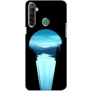 Літній Чохол на Realme 6i (Синій Водоспад)