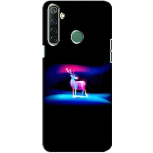 Силіконовий бампер з картинкою звірів для Realme 6i (Яскравий олень)