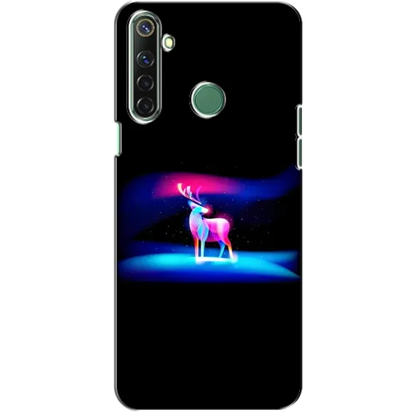 Чехол с рисунком «Яркий олень» для Realme 6i