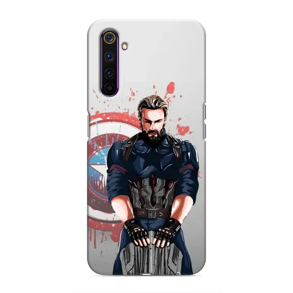 Чехол с рисунком «Арт капитан» для Realme 6 Pro