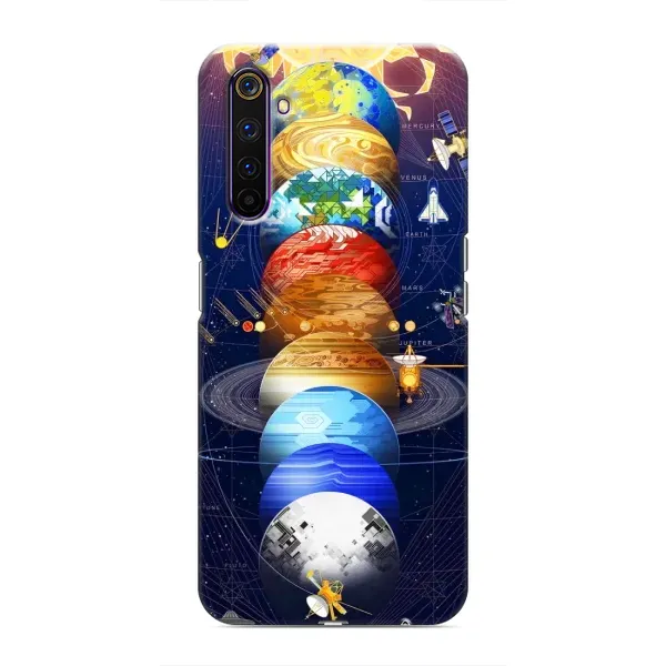 Чехол с рисунком «Арт планети» для Realme 6 Pro Чехол с рисунком «Арт планети» для Realme 6 Pro