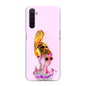 Чохол з Прикольним Принтом на Realme 6 Pro (АРТ Статуя)