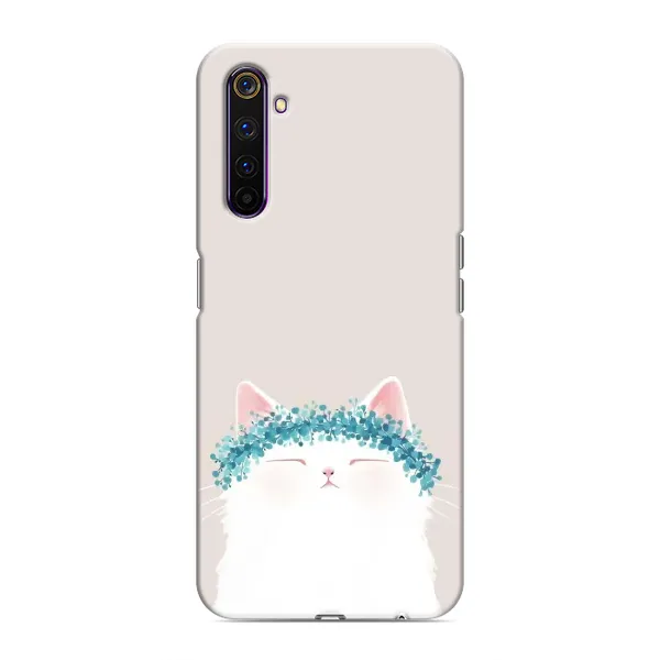 Чехол с рисунком «Белый котик» для Realme 6 Pro Чехол с рисунком «Белый котик» для Realme 6 Pro