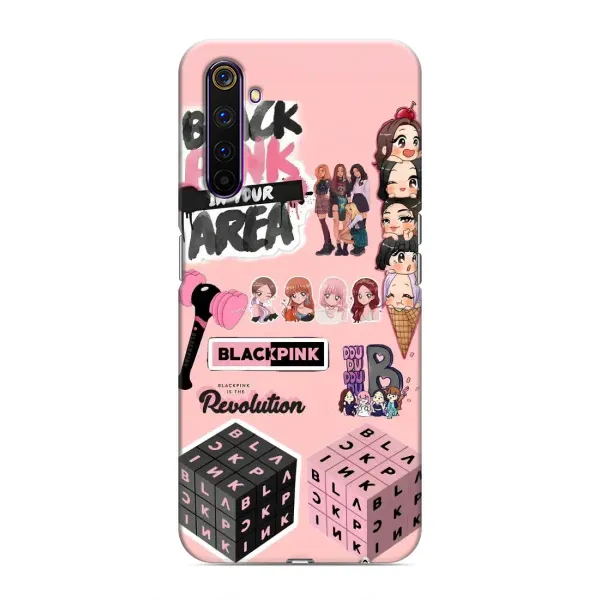 Чохол з малюнком «BLACK PINK колаж» для Realme 6 Pro Чохол з малюнком «BLACK PINK колаж» для Realme 6 Pro