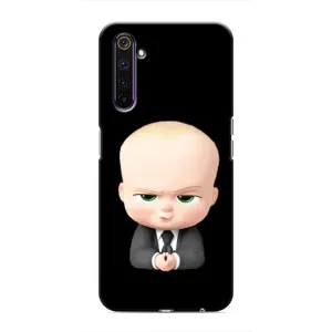 Мультяшный принт на Чехол для Реалми 6 Про (Бос)