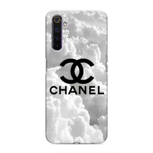 Чехол с Брендами одежды на Реалми 6 Про (CHANEL)