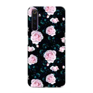 Чехлы с принтом Розочки для Realme 6 Pro (Чайные розы)