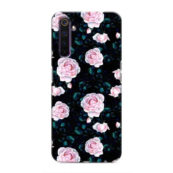 Чехол с рисунком «Чайные розы» для Realme 6 Pro Чехол с рисунком «Чайные розы» для Realme 6 Pro