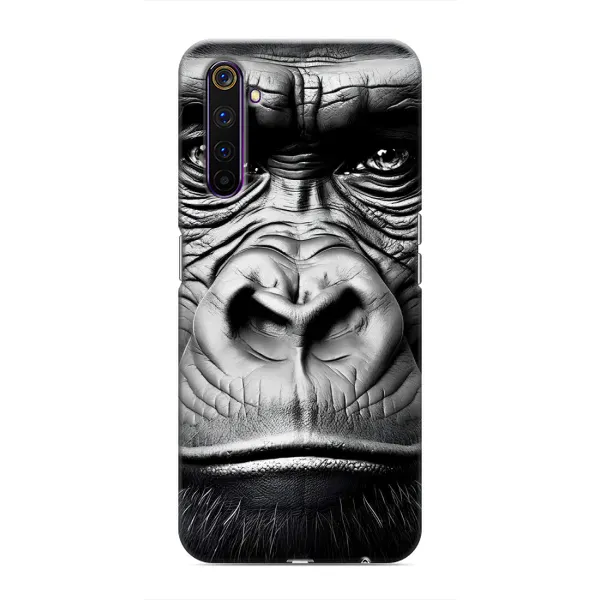 Чехол с рисунком «Черная обезьяна» для Realme 6 Pro Чехол с рисунком «Черная обезьяна» для Realme 6 Pro