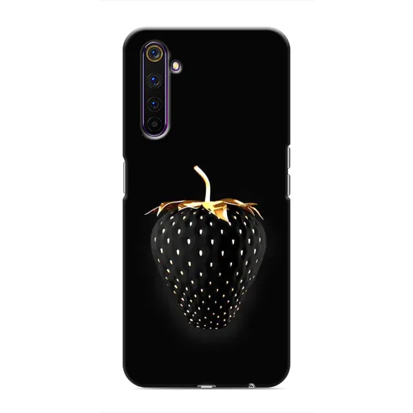 Чехол с рисунком «Чёрная клубника» для Realme 6 Pro Чехол с рисунком «Чёрная клубника» для Realme 6 Pro