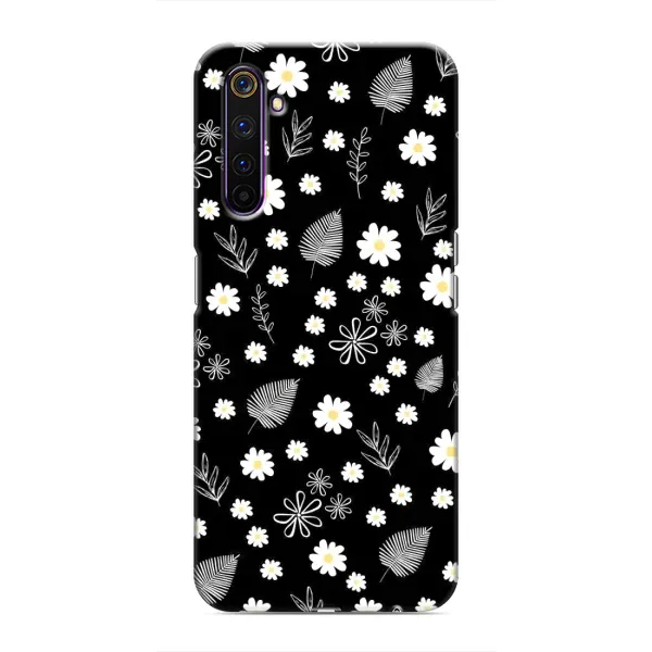 Чехол с рисунком «цветение на чорном» для Realme 6 Pro Чехол с рисунком «цветение на чорном» для Realme 6 Pro