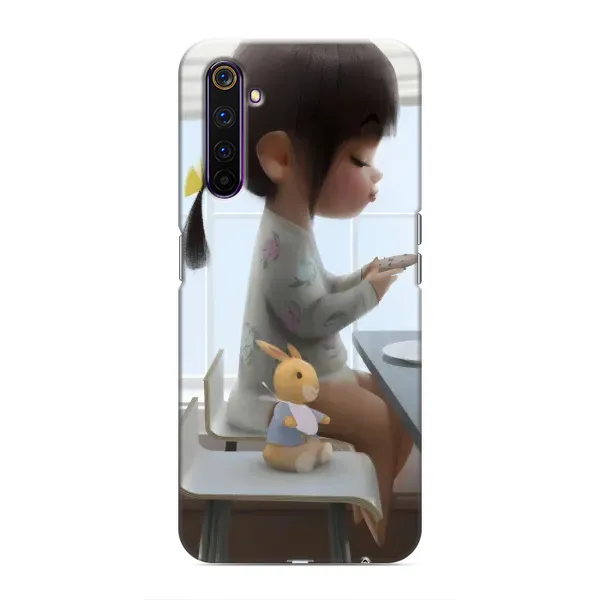 Чехол с рисунком «Девочка с игрушкой» для Realme 6 Pro Чехол с рисунком «Девочка с игрушкой» для Realme 6 Pro