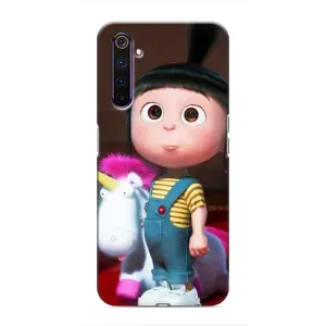 Мультяшный принт на Чехол для Реалми 6 Про (Девочка Агнес)