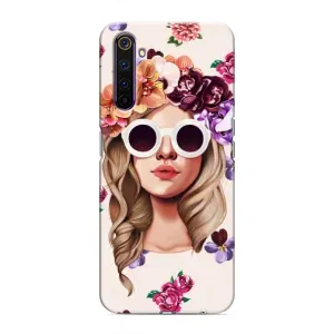 Чехол с картинкой Модные Девчонки Realme 6 Pro (Девушка в очках)