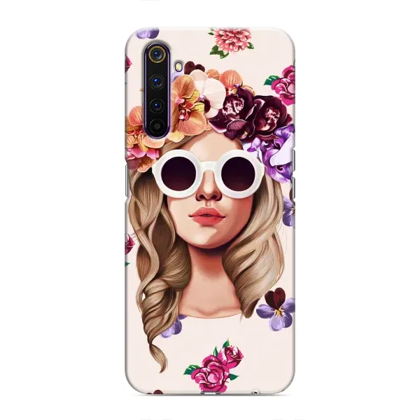 Чехол с рисунком «Девушка в очках» для Realme 6 Pro Чехол с рисунком «Девушка в очках» для Realme 6 Pro