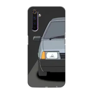 Чехлы с тематикой "Крутые машины" на Realme 6 Pro (Девятка)