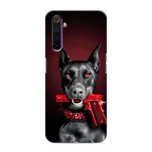 Чохол ДОБЕРМАН  для Realme 6 Pro (Доберман злий)