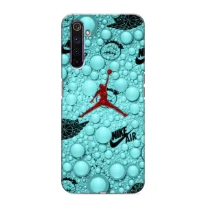 Силіконовый Чохол Nike Air Jordan на Реалмі 6 Про