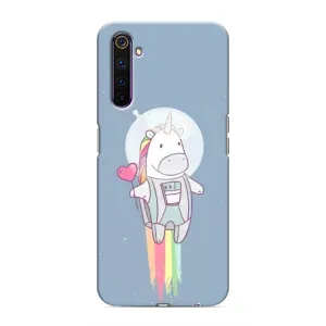 Чохол Unicorn на Realme 6 Pro (Єдинорог космонавт)