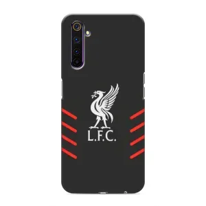 Силиконовые Чехлы принт Футбол на Realme 6 Pro (Эмблема Liverpool)