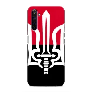 Чохли УПА (Червоно-Чорний) на Realme 6 Pro (Герб України)