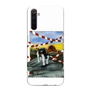 Чехол с принтом Собаки Патрон для Realme 6 Pro (Храбрый Патрон)