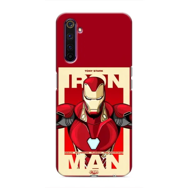 Чехол с рисунком «Iron man» для Realme 6 Pro Чехол с рисунком «Iron man» для Realme 6 Pro