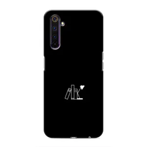 Чохол з картинками на чорному фоні для Realme 6 Pro (Книжки)
