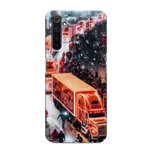Чехлы на Новый Год Realme 6 Pro (Кока Кола)