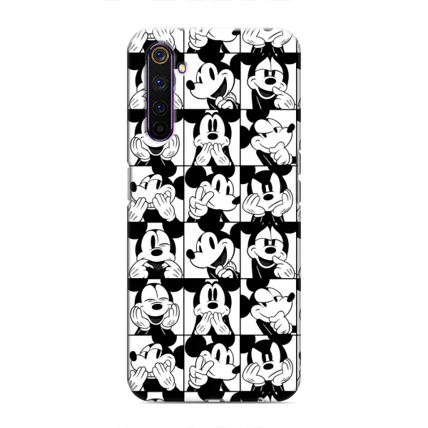 Чехол с рисунком «Коллаж Микки Маус» для Realme 6 Pro Чехол с рисунком «Коллаж Микки Маус» для Realme 6 Pro