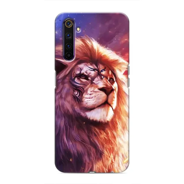 Чехол с рисунком «Красочный ЛЕВ» для Realme 6 Pro Чехол с рисунком «Красочный ЛЕВ» для Realme 6 Pro
