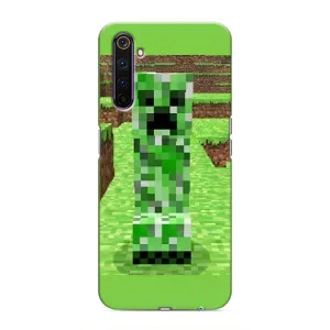 Чохли для Realme 6 Pro (Персонажі МайнКрафт) (Кріпер 2)