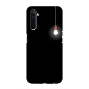 Чохол з картинками на чорному фоні для Realme 6 Pro (Лампочка)