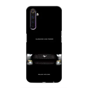 Чехлы с тематикой "Крутые машины" на Realme 6 Pro (Черный Land Rover)