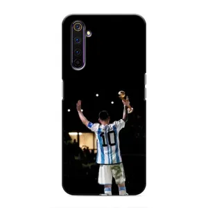 Чехлы Лео Месси Аргентина для Realme 6 Pro (Лео Чемпион)