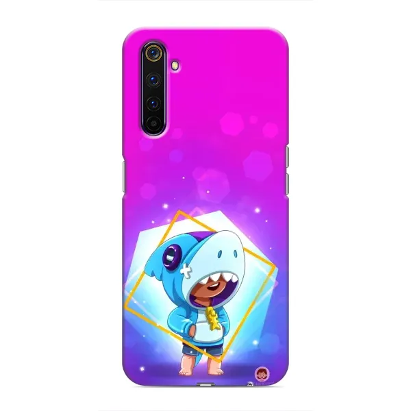 Чехол с рисунком «Леон в костюме Акулы» для Realme 6 Pro
